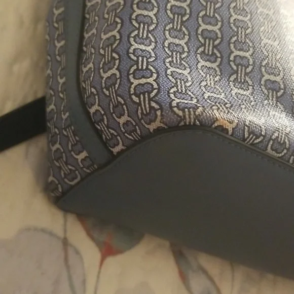 Tory burch Blue Gemini  link tote Canvas - Picture 5 of 13